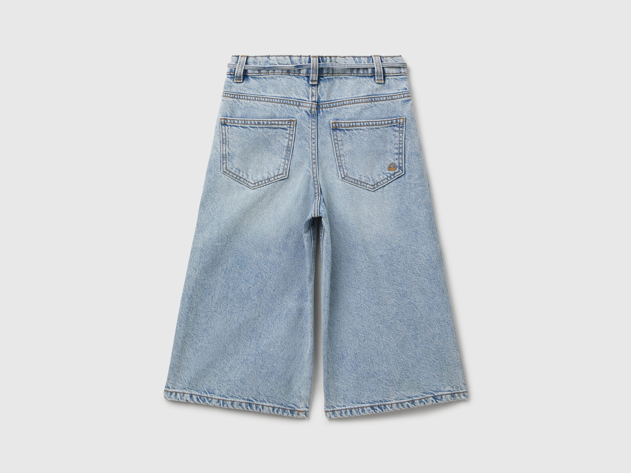 Benetton_Light Blue_Knee-Length Jeans with Belt_4R76CF04U_901_02