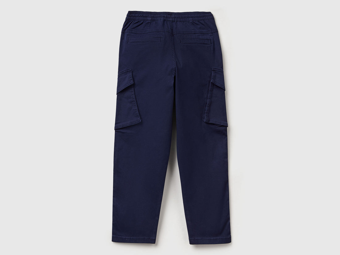 Benetton_Dark Blue_Regular Fit Cargo Trousers_4RHPCF04Y_252_02
