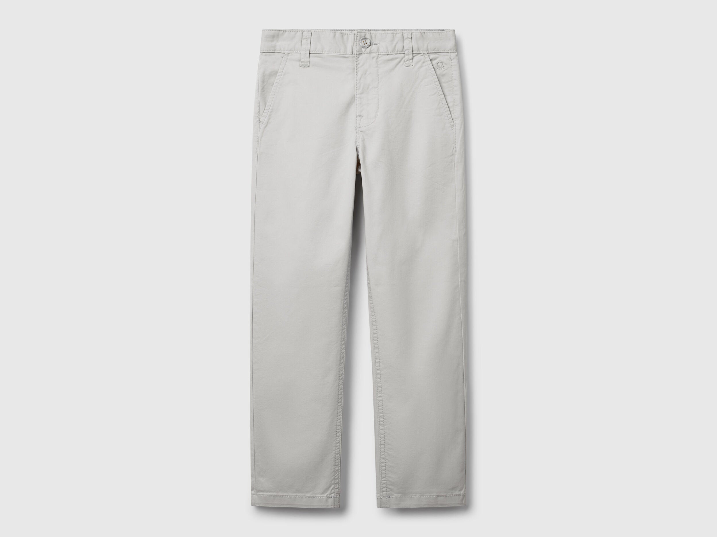 Benetton_Slim Fit Chinos in Stretch Cotton_4T48CF011_115_01