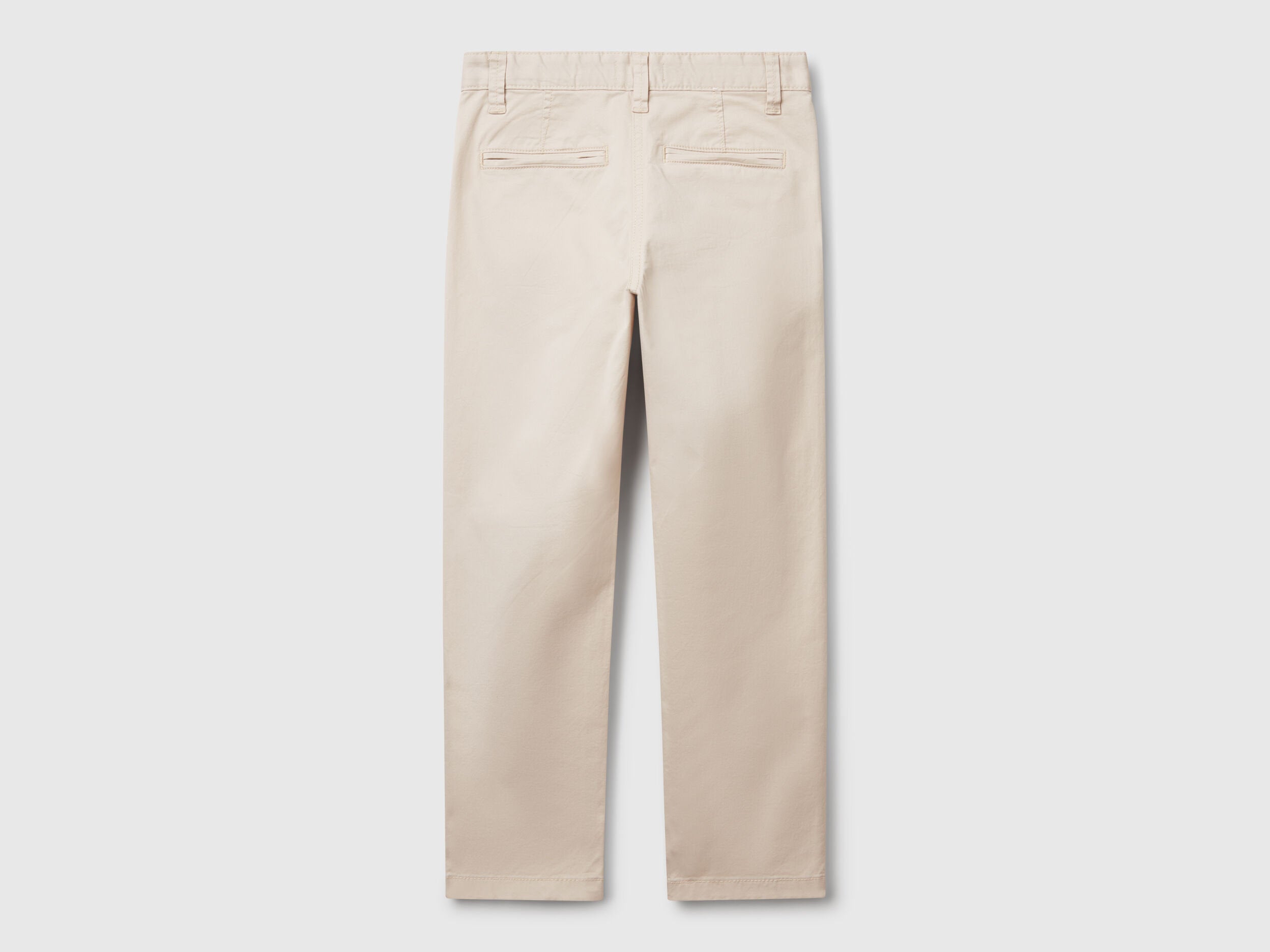 Benetton_Slim Fit Chinos in Stretch Cotton_4T48CF011_152_02
