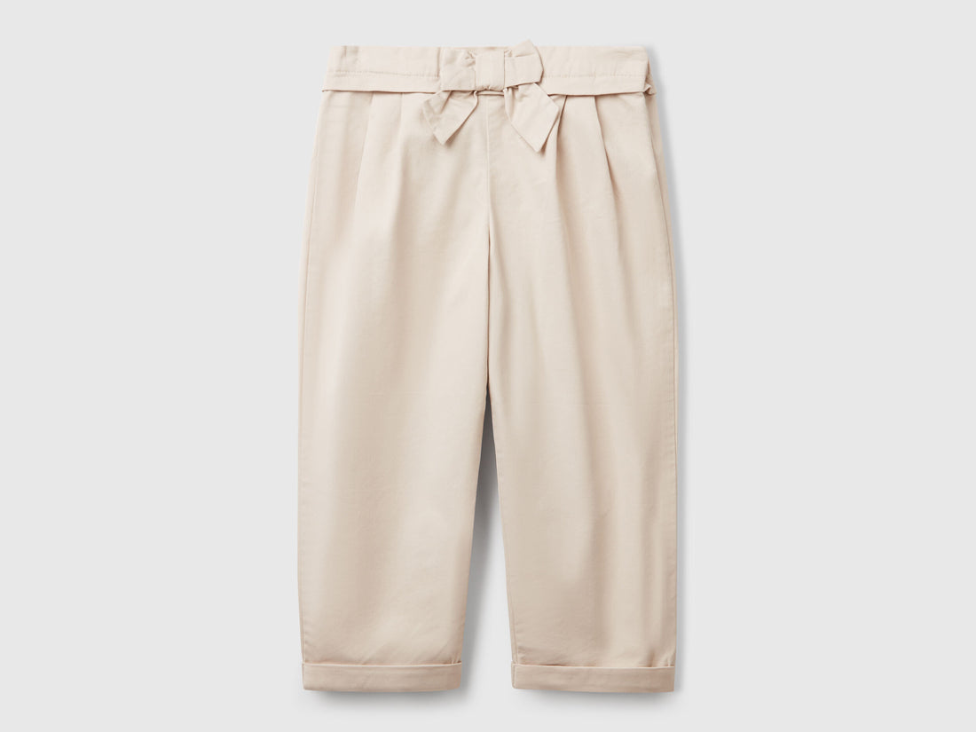 Benetton_Trousers with Bow_4T48GF02C_152_01