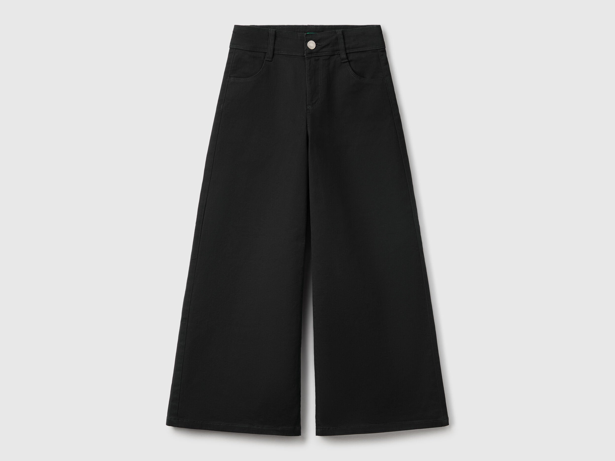 Benetton_Trousers with Wide Leg_4TCGCE03X_100_01