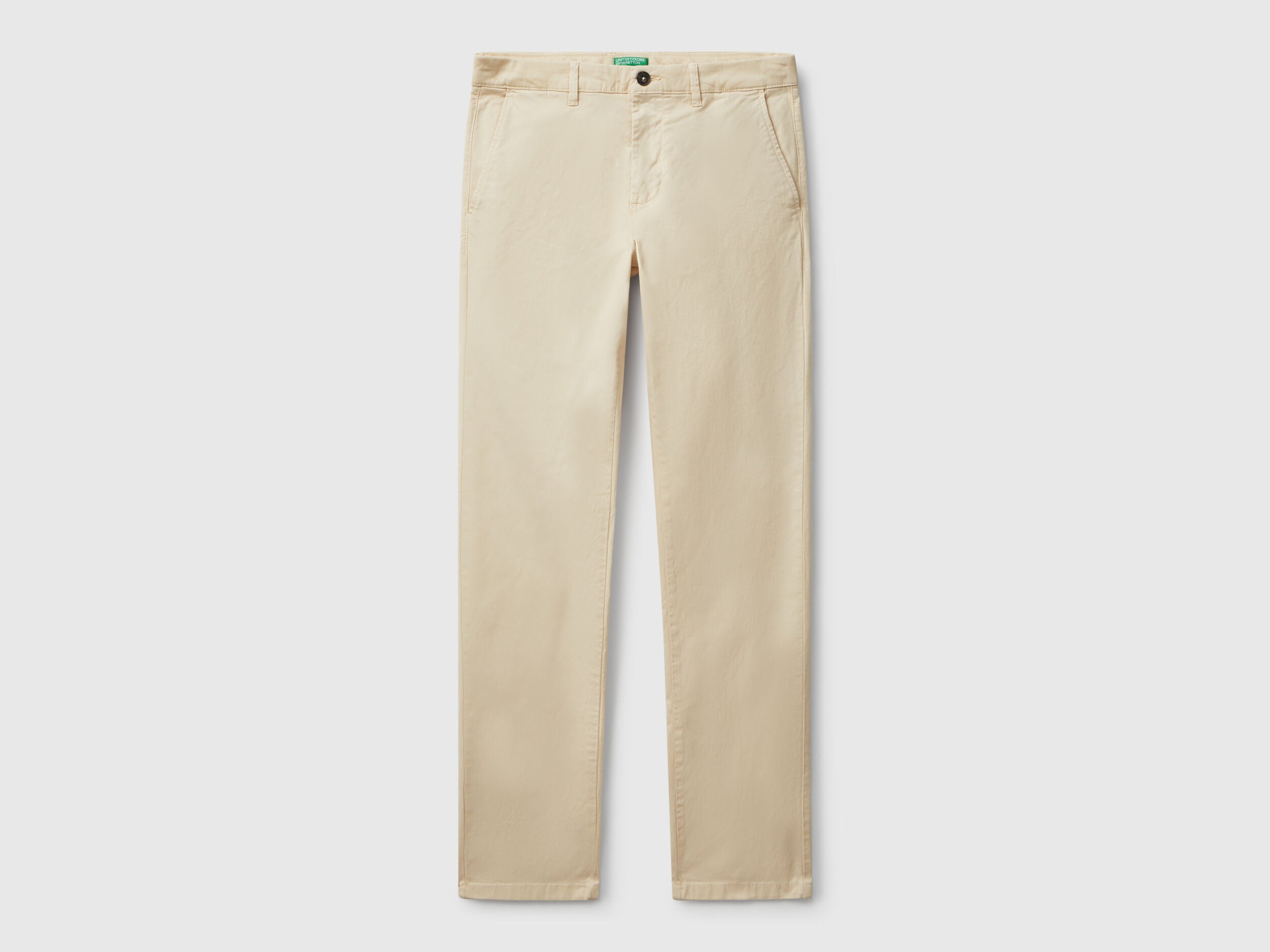 Benetton_Beige_Slim Fit Cotton Chinos_4TZYUF04P_152_05