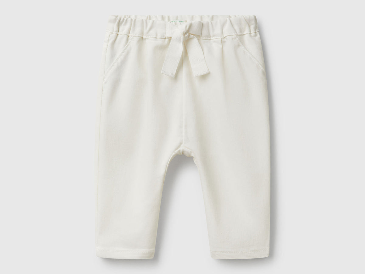 Benetton_Stretch Trousers with Drawstring_4U40AF019_074_01