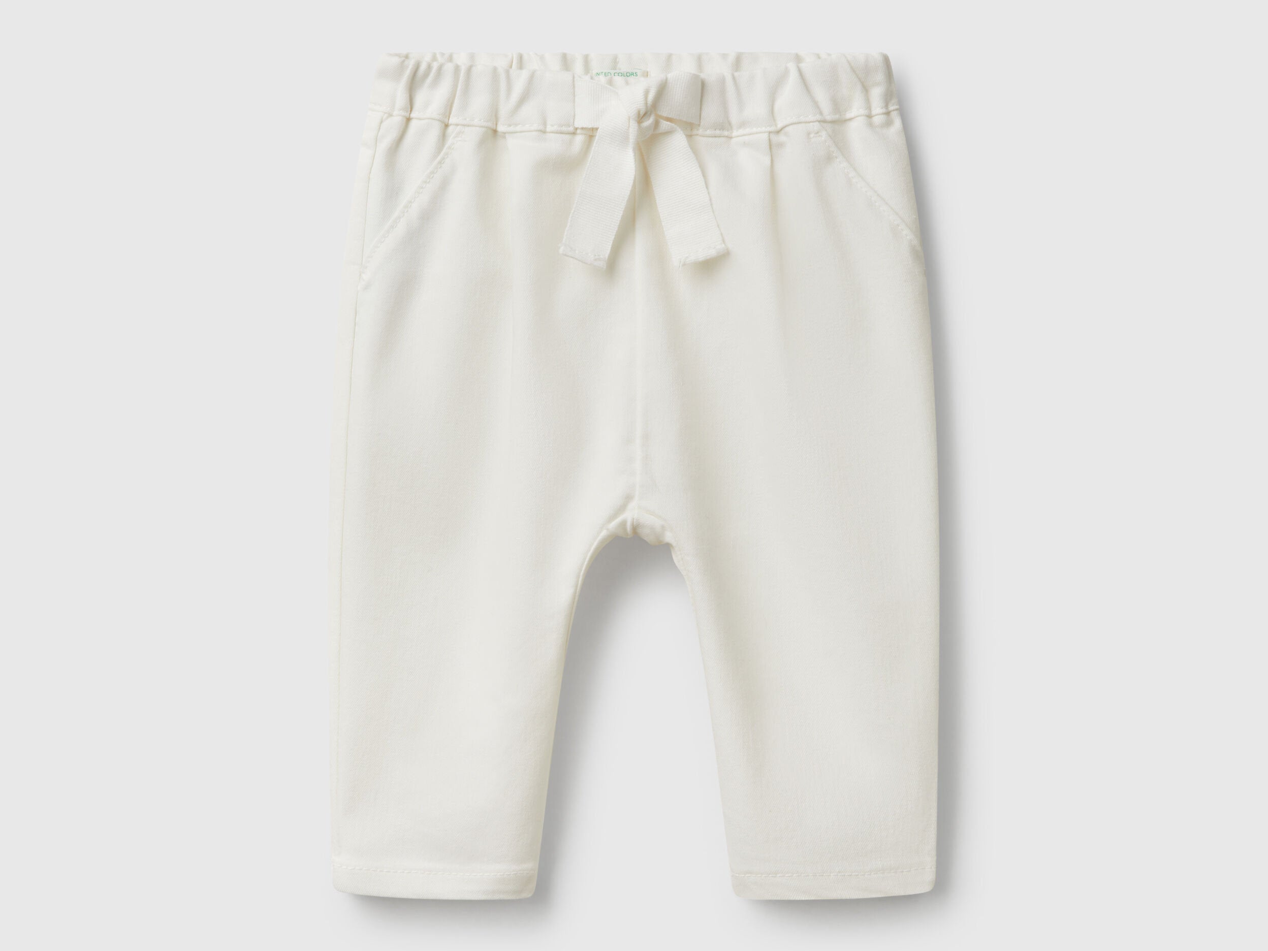 Benetton_Stretch Trousers with Drawstring_4U40AF019_074_01