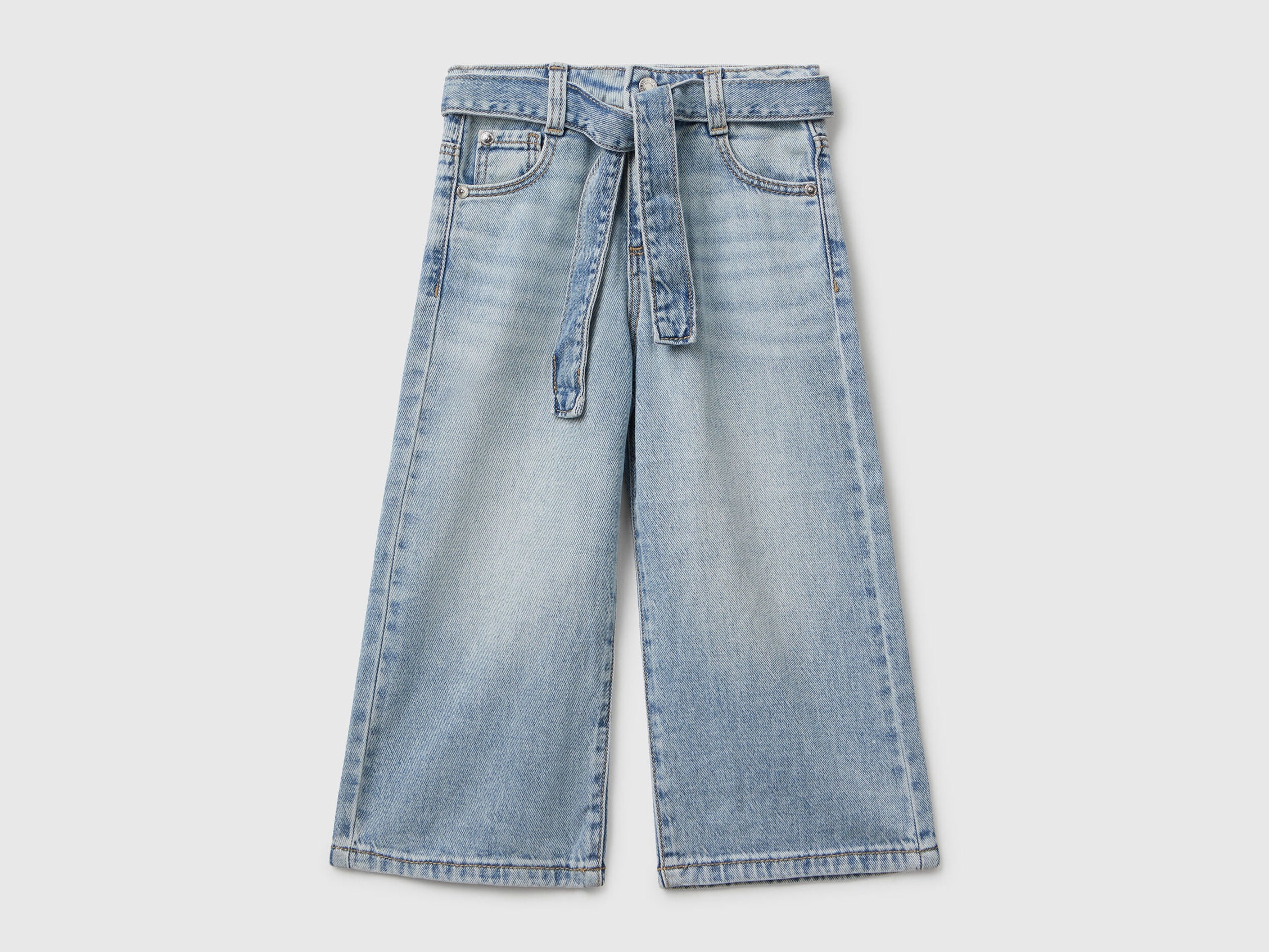 Benetton_Light Blue_Wide Fit Jeans with Sash_4UTPGE02M_902_01