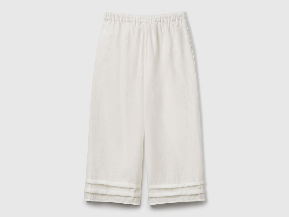 Benetton_Trousers in Viscose Blend_4VDVCF04M_074_02