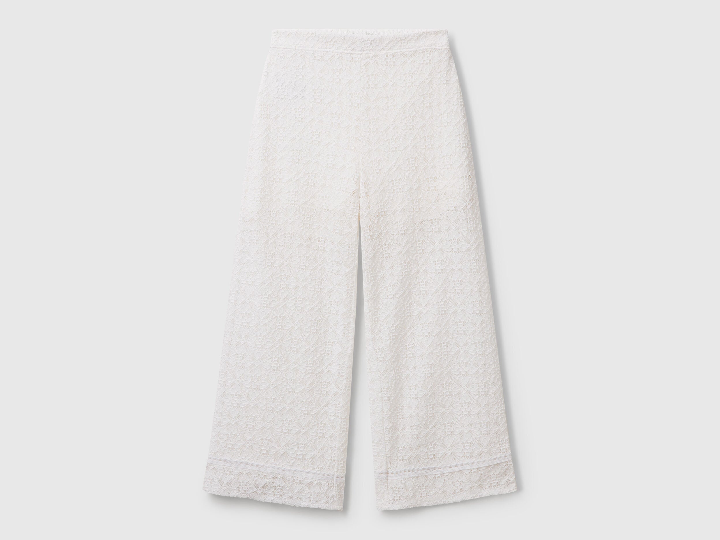 Benetton_Wide Leg Trousers in Lace_4WYWCF04E_901_01