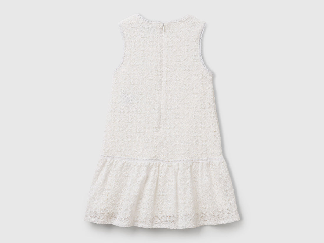 Benetton_Lace Dress with Flounce_4WYWCV039_901_02