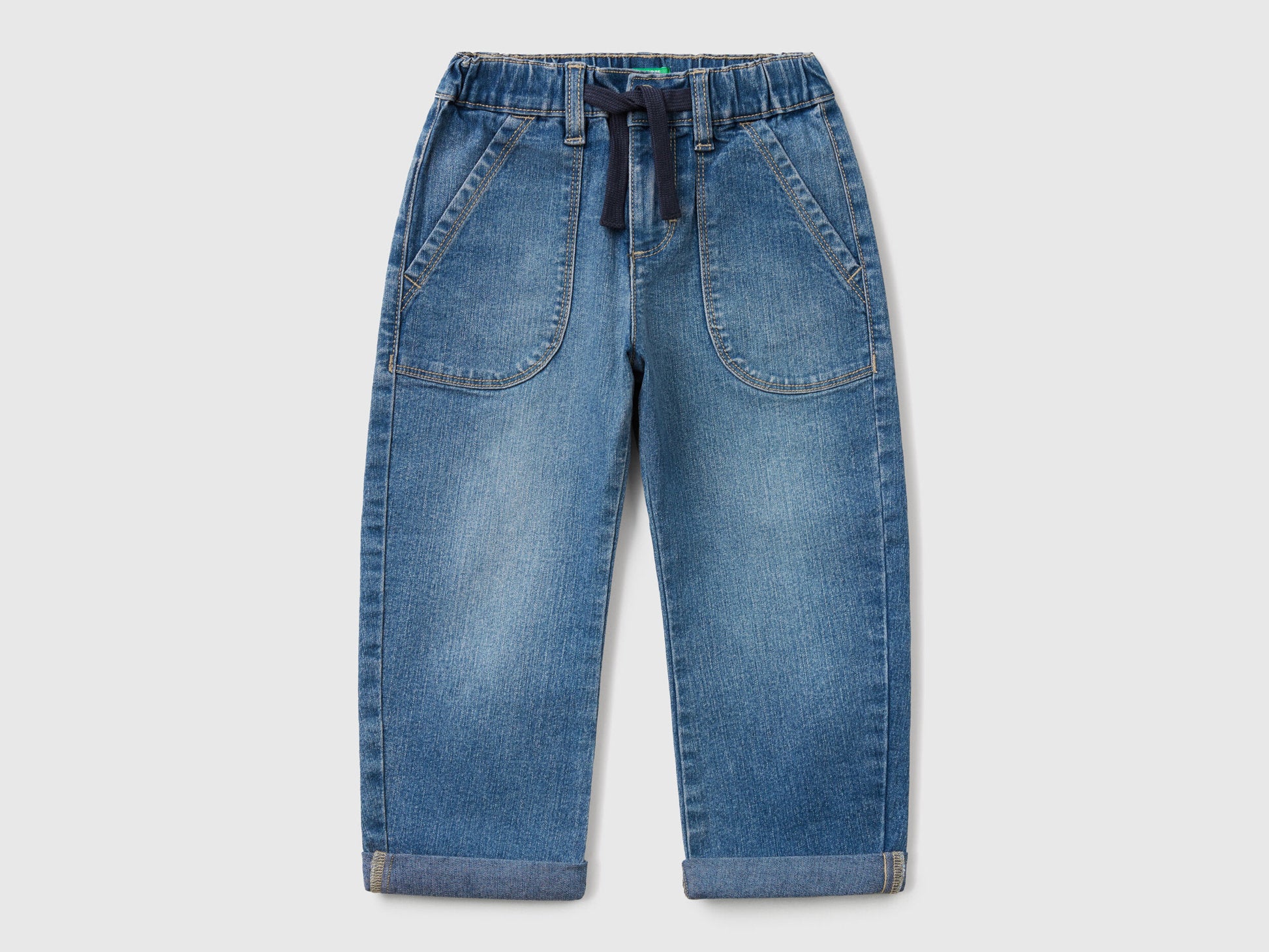 Benetton_Carrot Fit Jeans_4XA2GE012_901_01