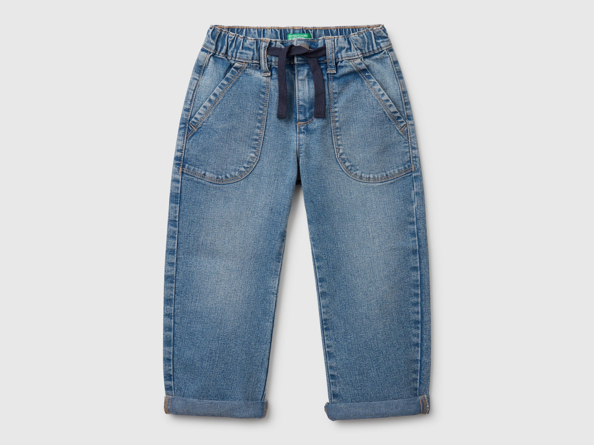 Benetton_Carrot Fit Jeans_4XA2GE012_902_01