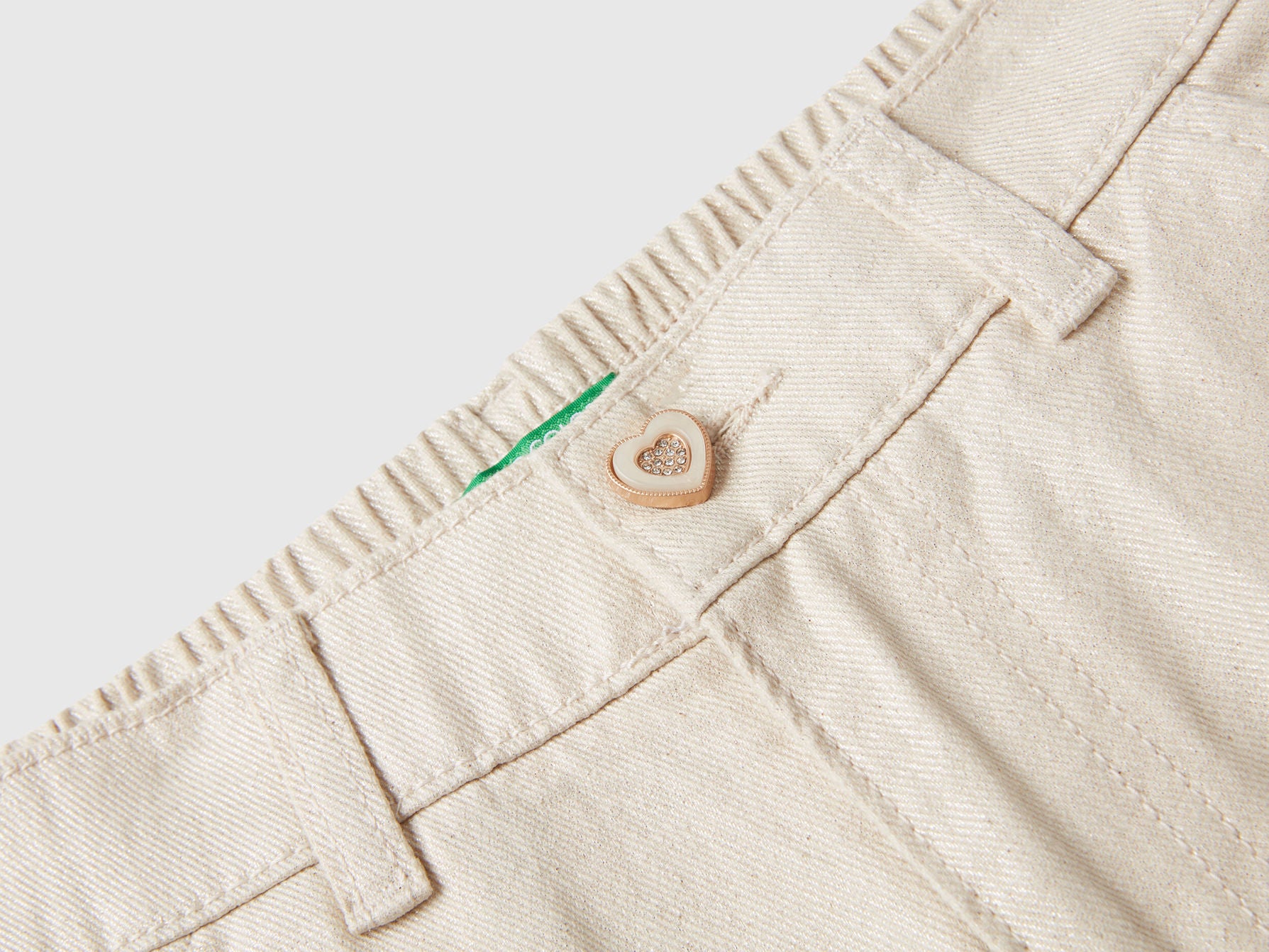 Benetton_Beige_Wide Trousers in Pure Cotton_4YPNCF052_901_03
