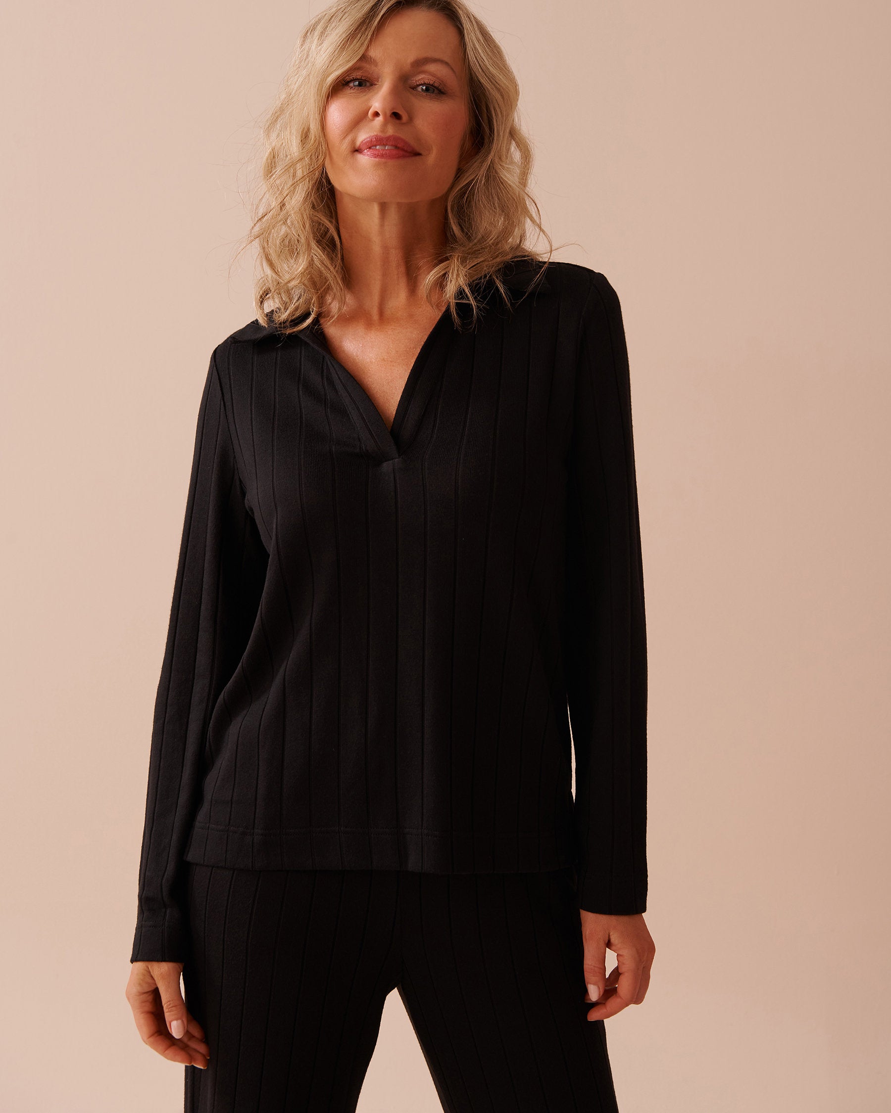 Ribbed Long Sleeve Shirt_50100095_00001_01