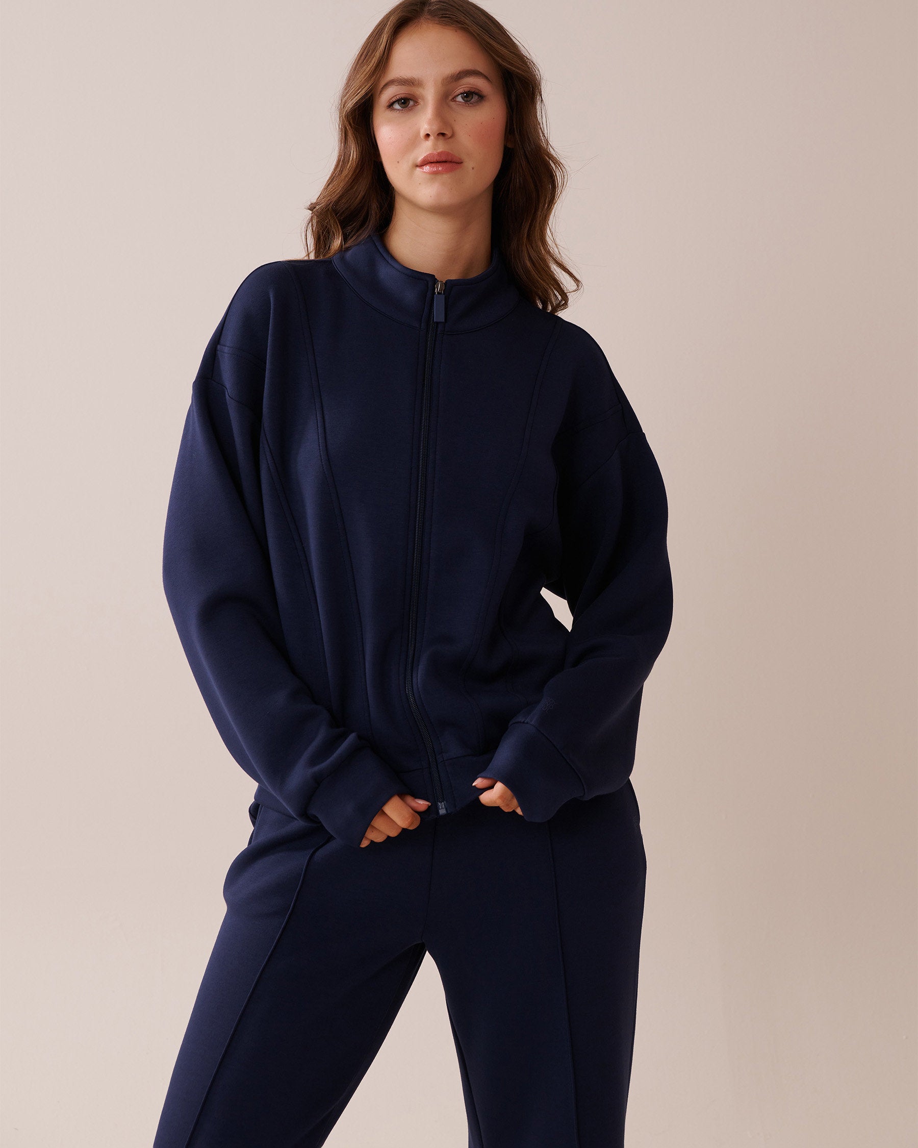 La Vie en Rose_Zip-Up Sweatshirt_50100100_40099_02