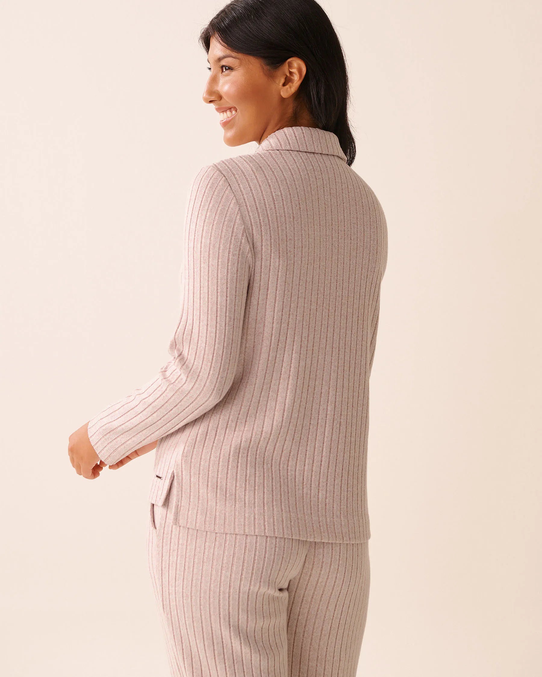 La Vie en Rose_Zephyr Mix_Ribbed Long Sleeve Shirt_50100116_60163_02