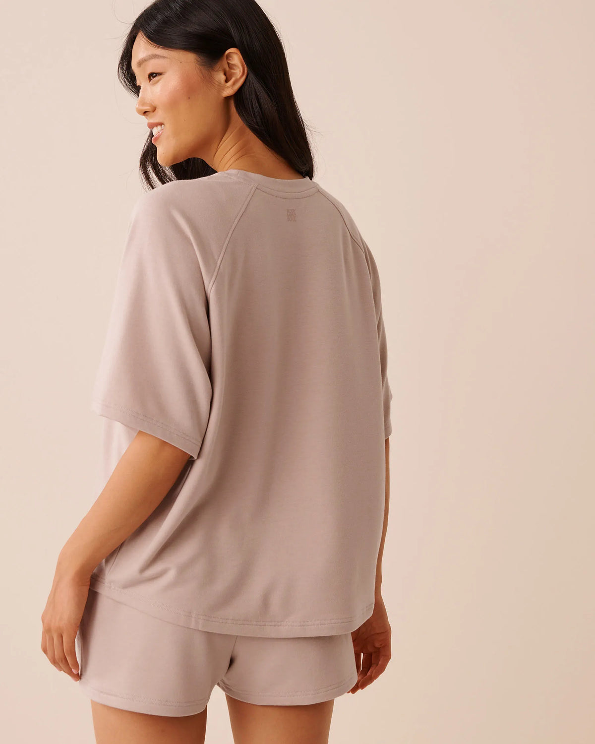 La Vie en Rose Mushroom Women French Terry Short Sleeve T-shirt SKU: 50100127_20011 Image 02