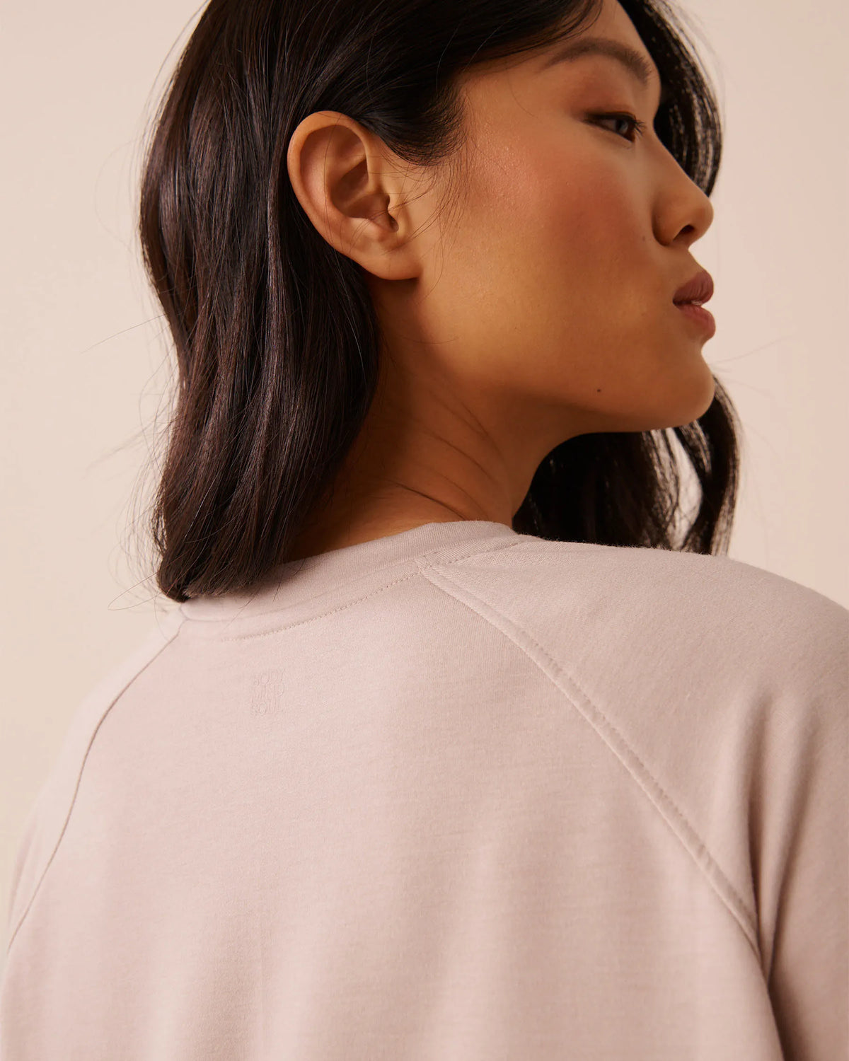 La Vie en Rose Mushroom Women French Terry Short Sleeve T-shirt SKU: 50100127_20011 Image 03