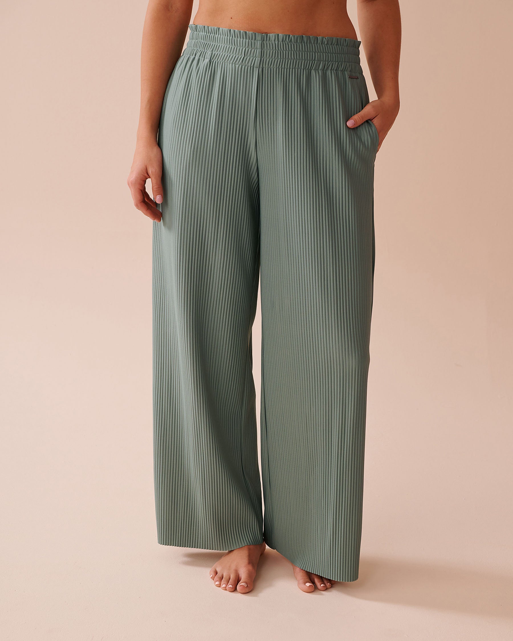 La Vie en Rose_Pleated Effect Pants_50200089_30019_01