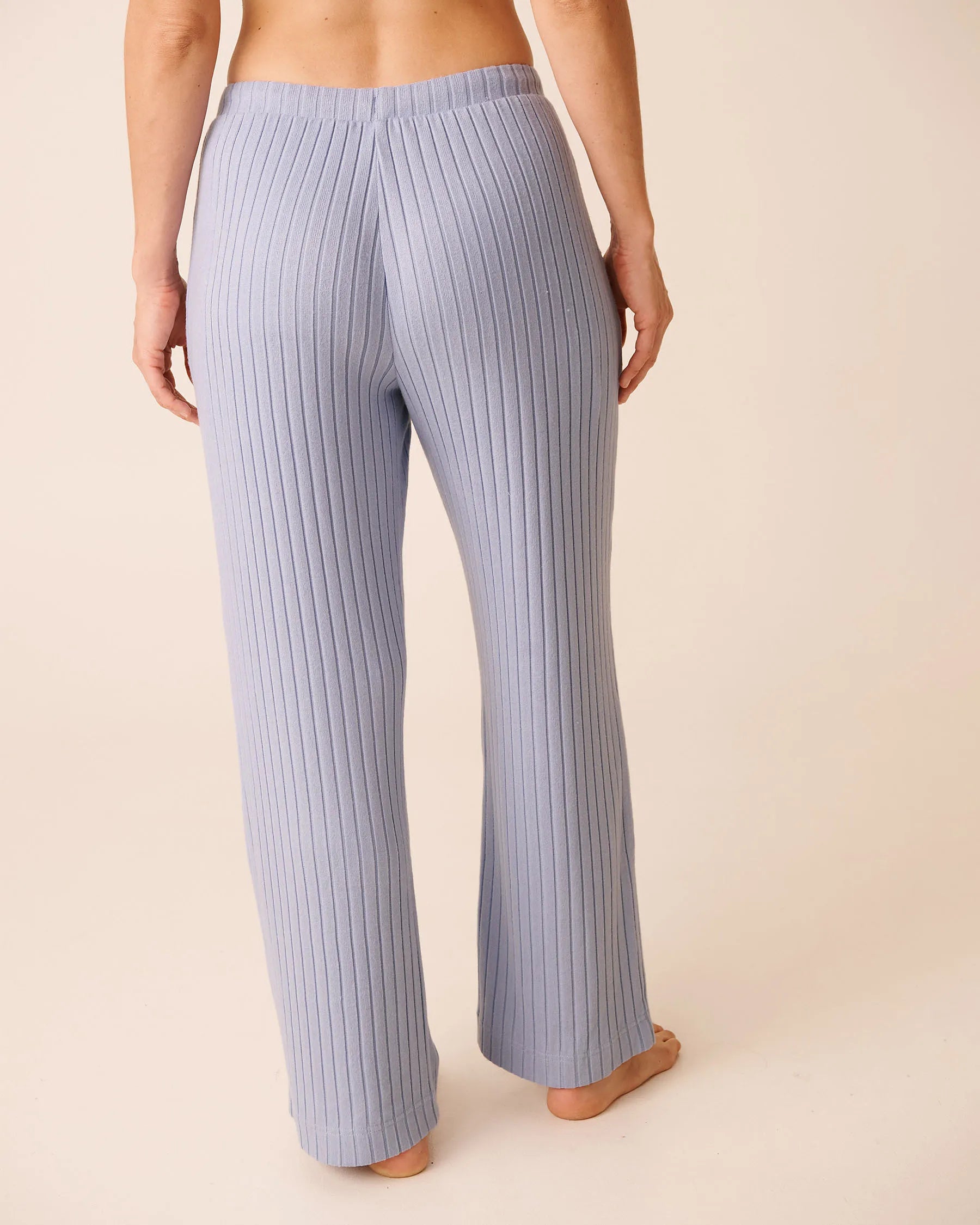 La Vie en Rose_Stonewash_Ribbed Wide Leg Pants_50200105_40011_02