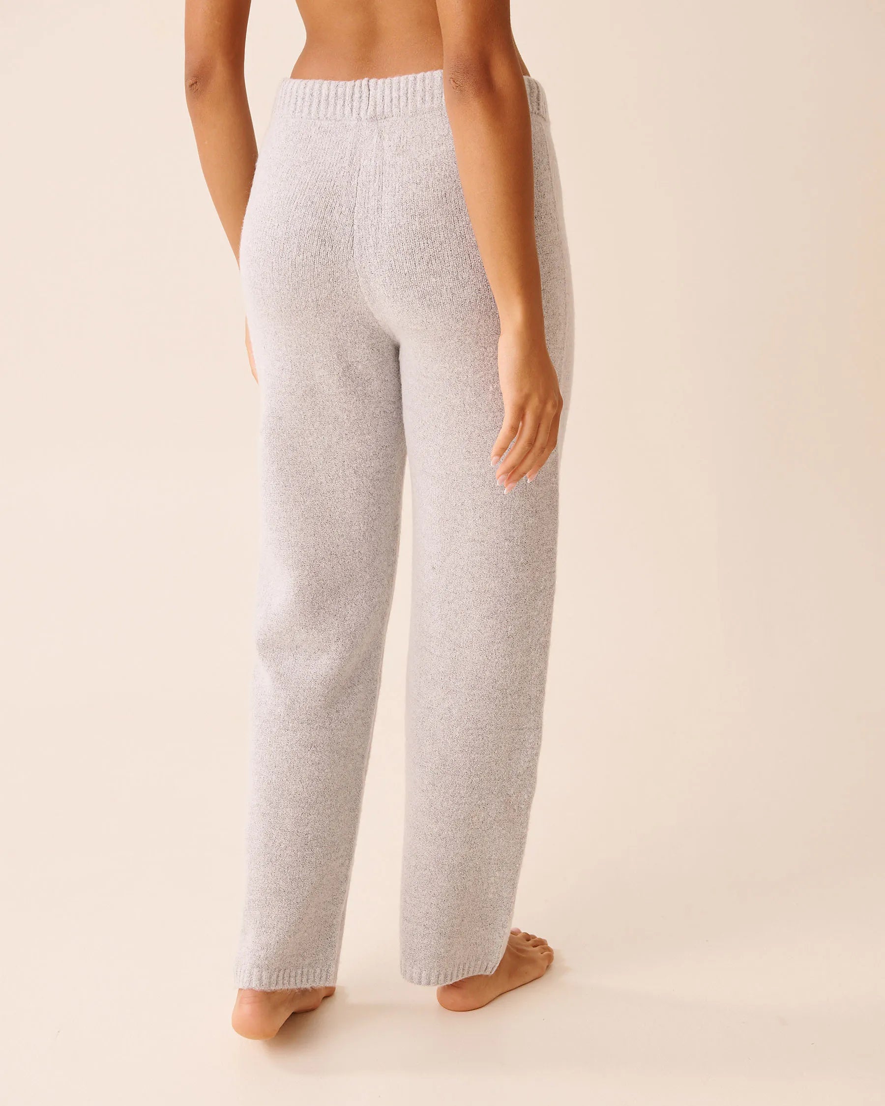 La Vie en Rose_Comfy Grey Mix_Knit Pants_50200106_00007_02