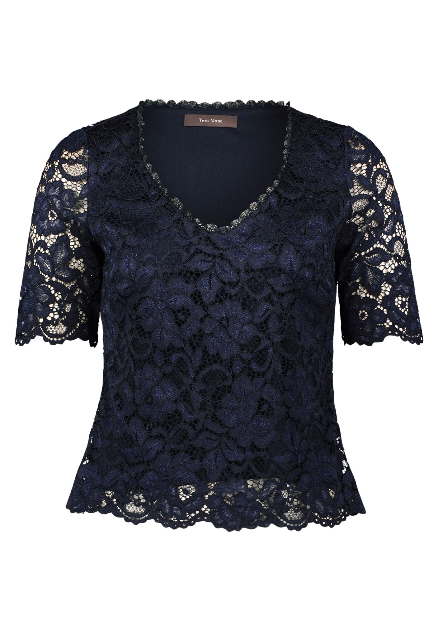 Vera Mont_Lace Top with Lace Edge_5048-4477_8541_04