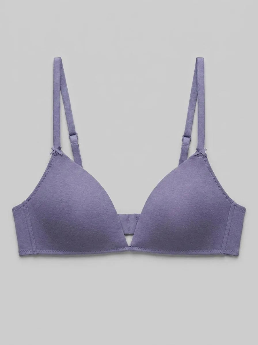 Women Secret_Light Blue_Blue Cotton Triangle CHARMING Bra in Different Cup Sizes_5053860_17_00
