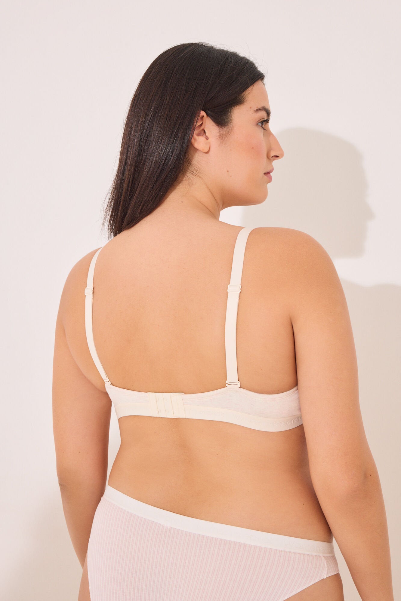 Women Secret_BEAUTIFUL Classic Bra in Ivory Cotton in Different Cup Sizes_5059771_96_07