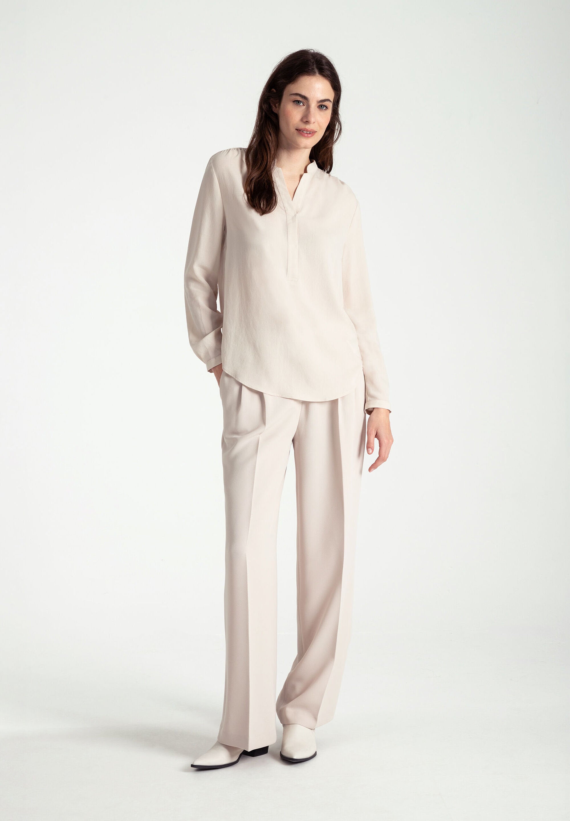 More & More_Powder Cream Viscose Blouse_51022063_0031_02