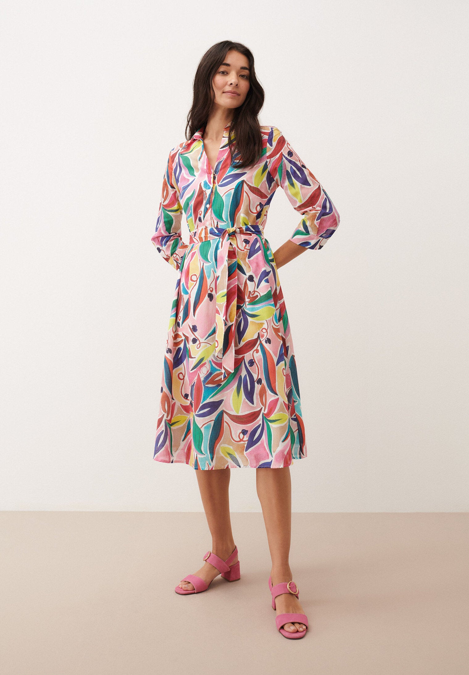 More & More_Colorful Print Dress_51023054_6536_01