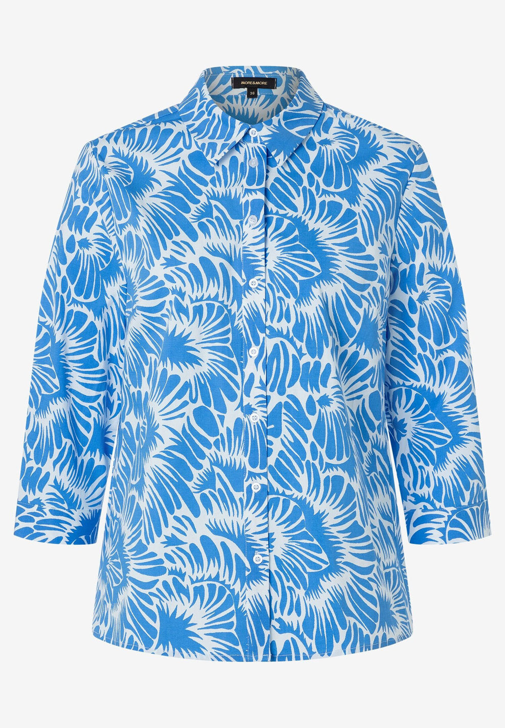 More & More_Blue/White Print Blouse_51032002_1330_03