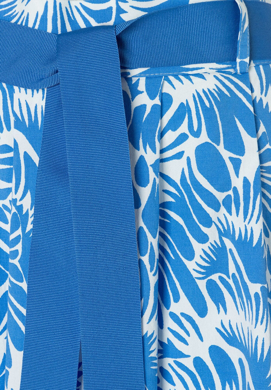 More & More_Blue/White Wide Cotton Skirt_51035005_1330_05