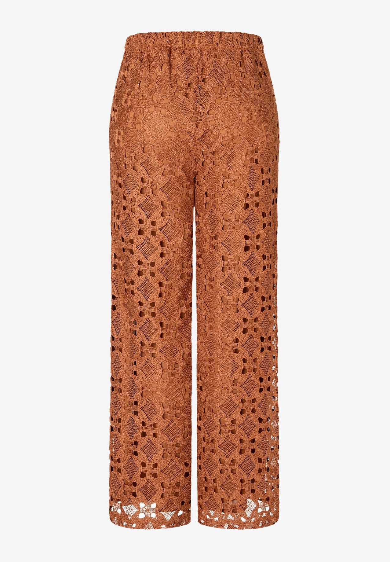 More & More_Clay Brown Lace Trousers_51064058_0471_06
