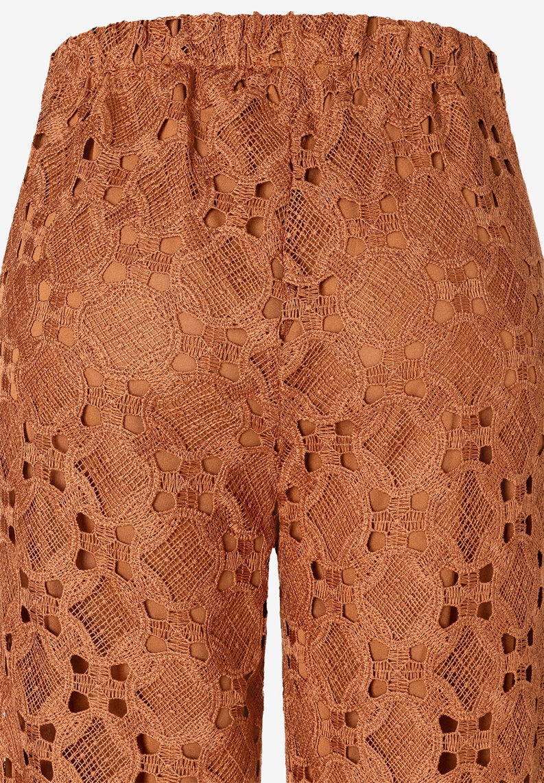 More & More_Clay Brown Lace Trousers_51064058_0471_07
