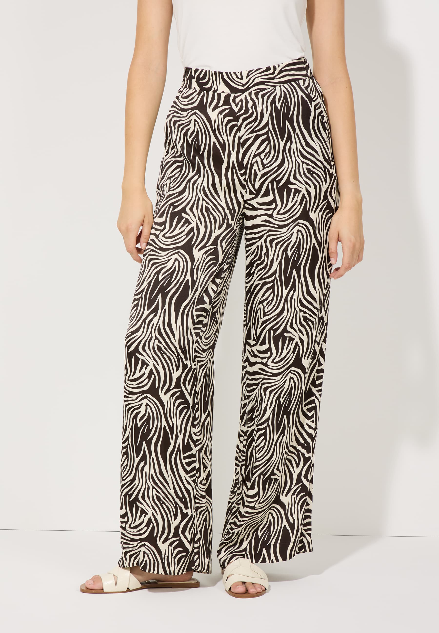 More & More_Twotone Animal Print_Viscose Trousers with Animal Print_51074000_2279_02