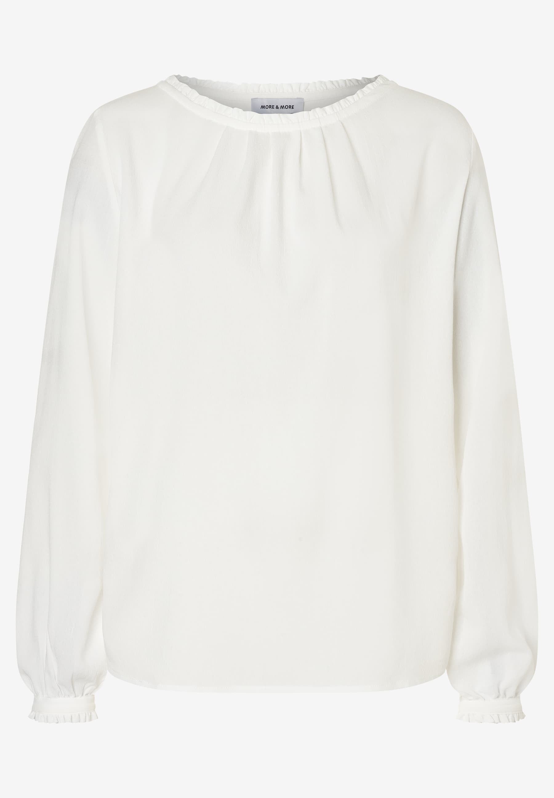 More & More_Off White_Blouse with Jersey Back_51082650_0041_05