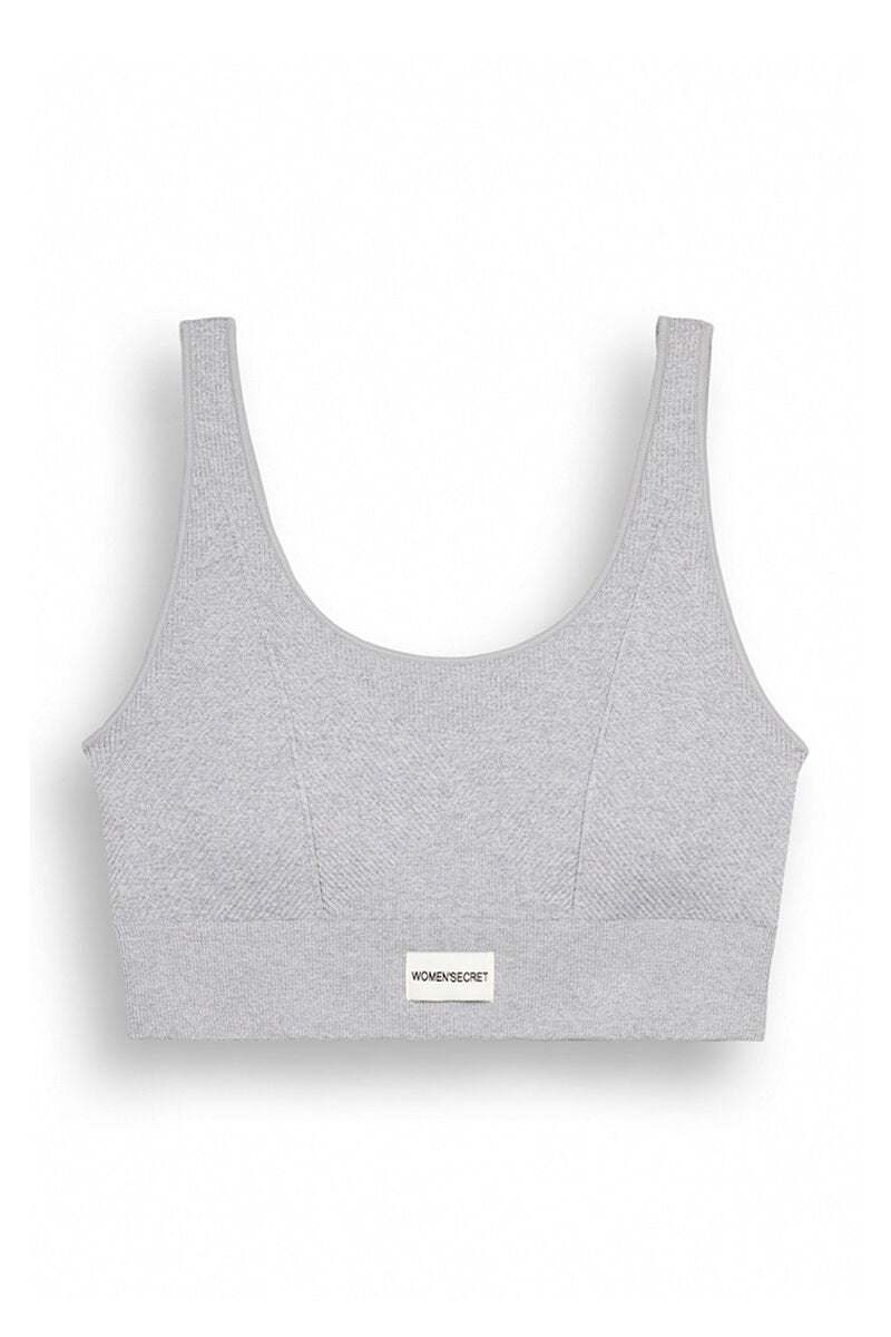Seamless Gray Ribbed Crop Top_09