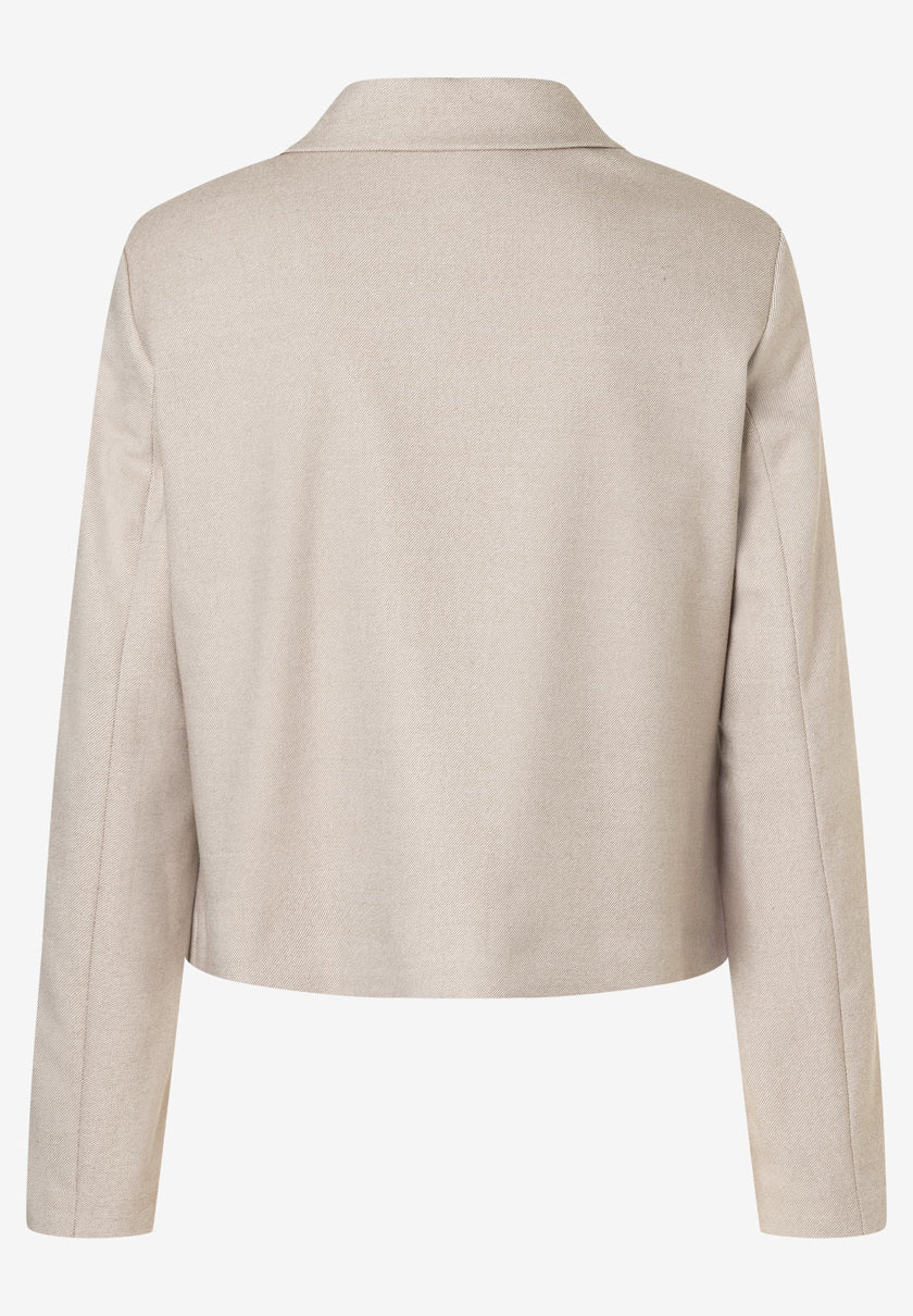 More & More_Dust Melange_Short Blazer_51086052_0257_03