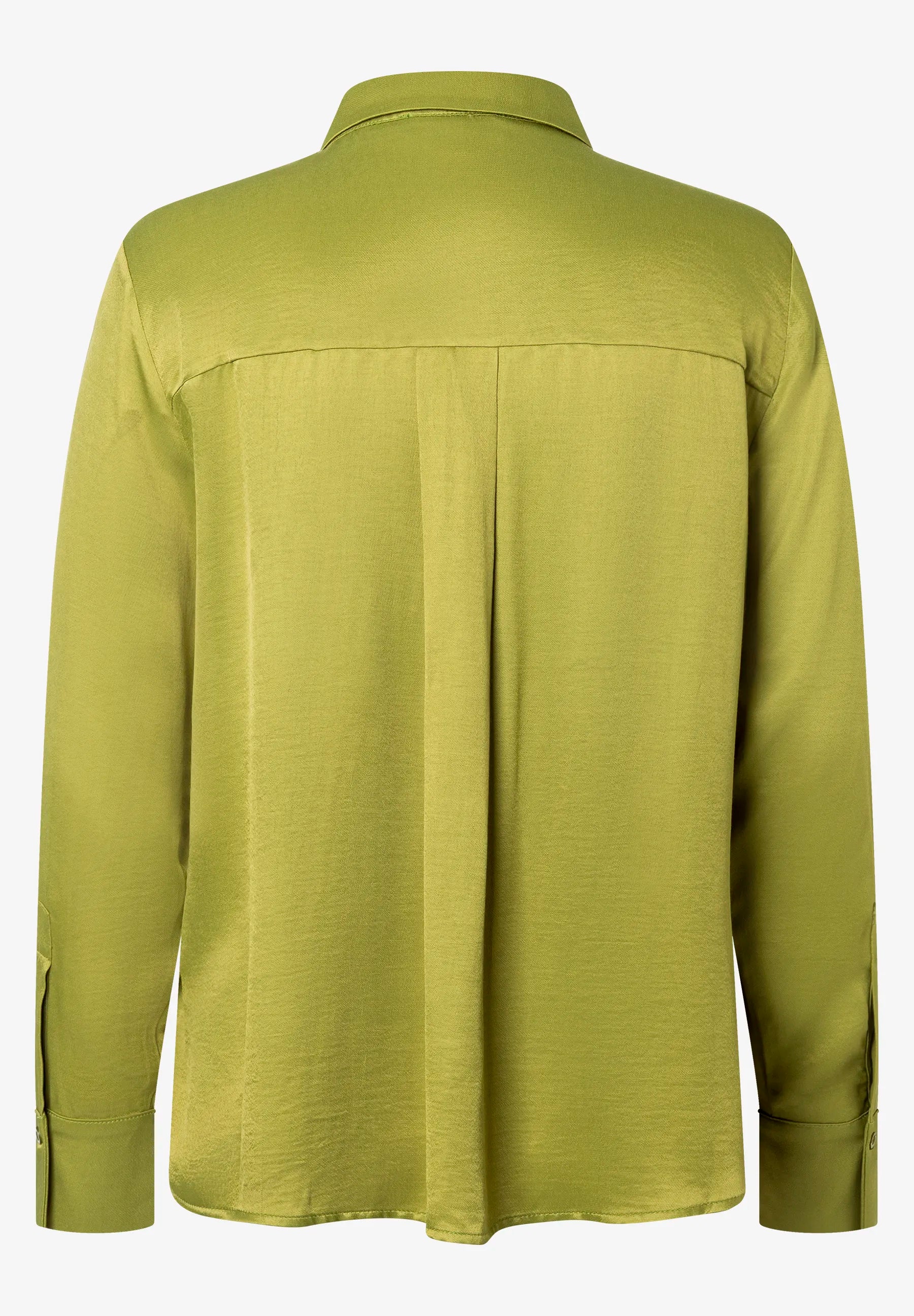 More & More_Autumn Green_Satin Blouse, Kiwi Green_51092006_0656_04