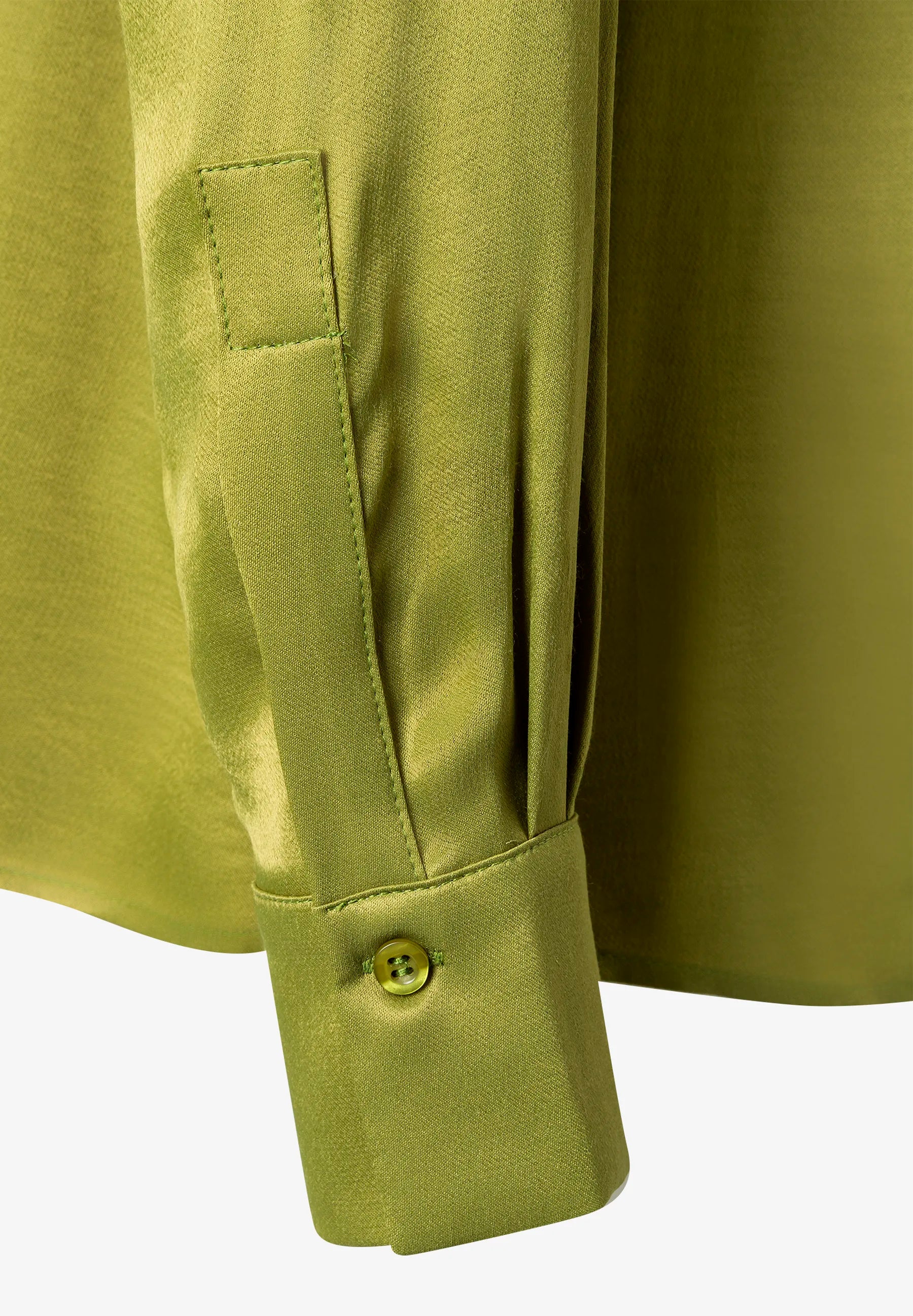 More & More_Autumn Green_Satin Blouse, Kiwi Green_51092006_0656_05