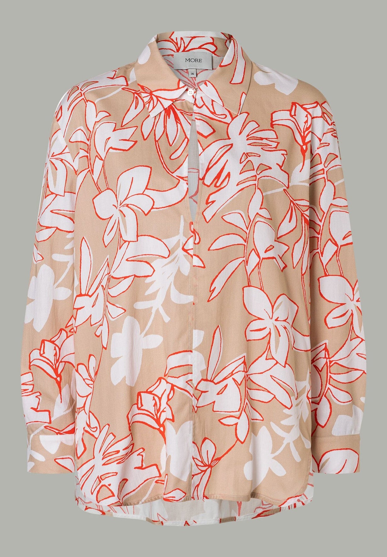 More & More_Long Blouse with Flower Design_51342070_3231_02