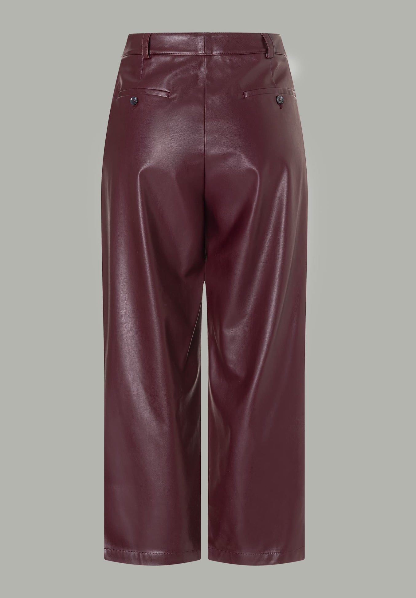 More & More_Dark Wine_Cropped Faux Leather Pants_51424094_0574_03