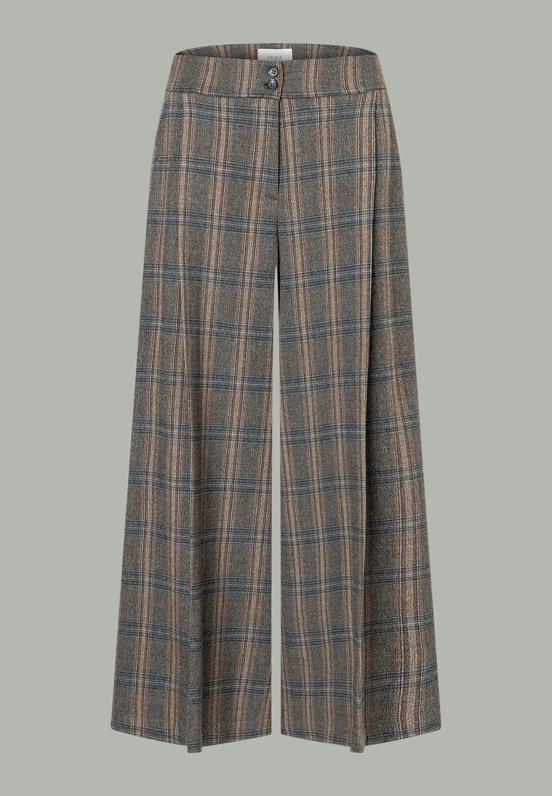 More & More_Multi-Color_Culottes with a Check Pattern_51434072_3790_01