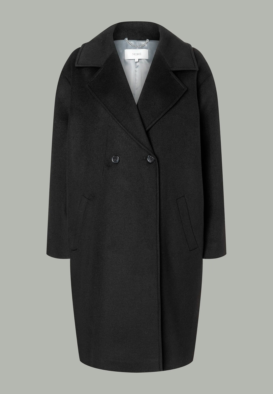 More & More_Black_Double-Breasted Coat_51447090_0790_02