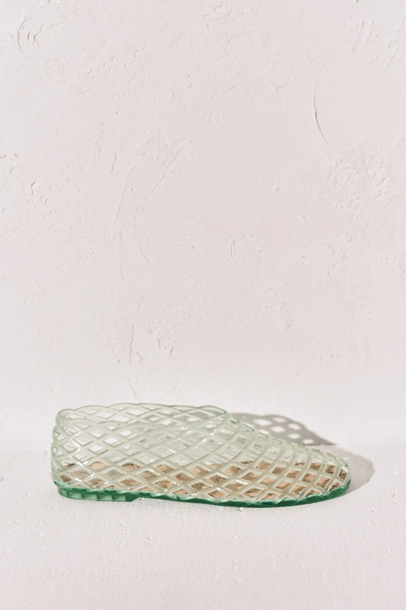 Women Secret_Green_Green Jelly Mesh Effect Sandals_5163220_26_06