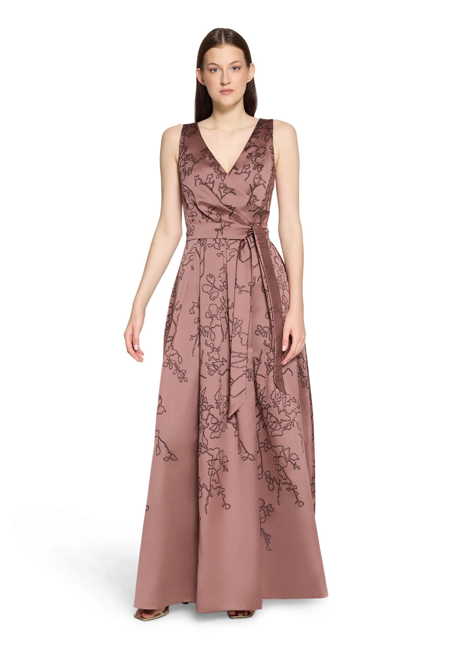 Vera Mont Rose/Black Women Dress Long without Sleeve SKU: 5181-4161_4896 Image 01