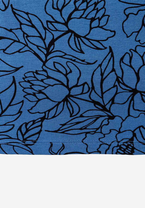 More & More_Flowerlines Print_Turtleneck Shirt Flower Print_51910503_2334_02