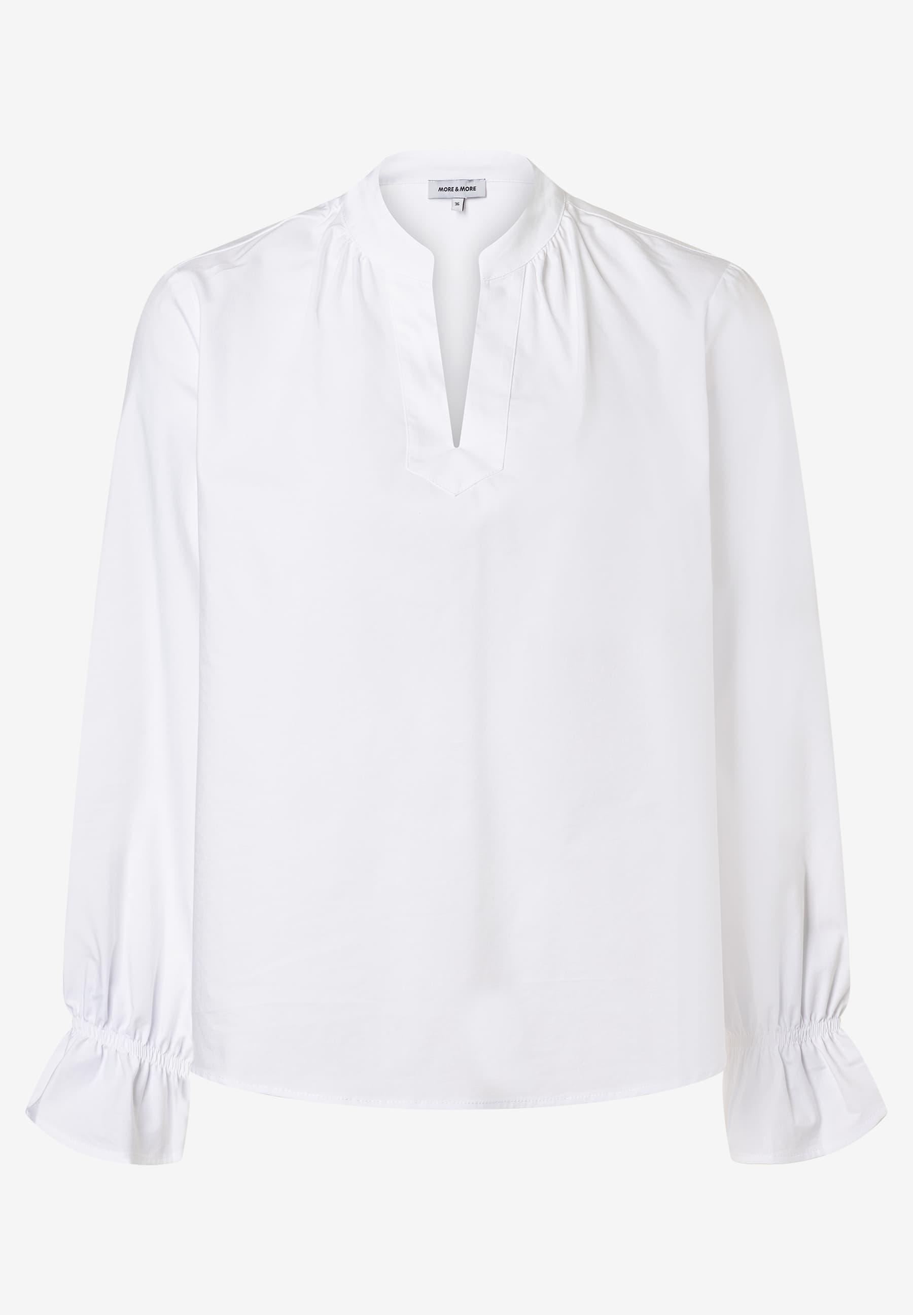 More & More_White_Stretch Cotton Blouse_51912055_0010_01