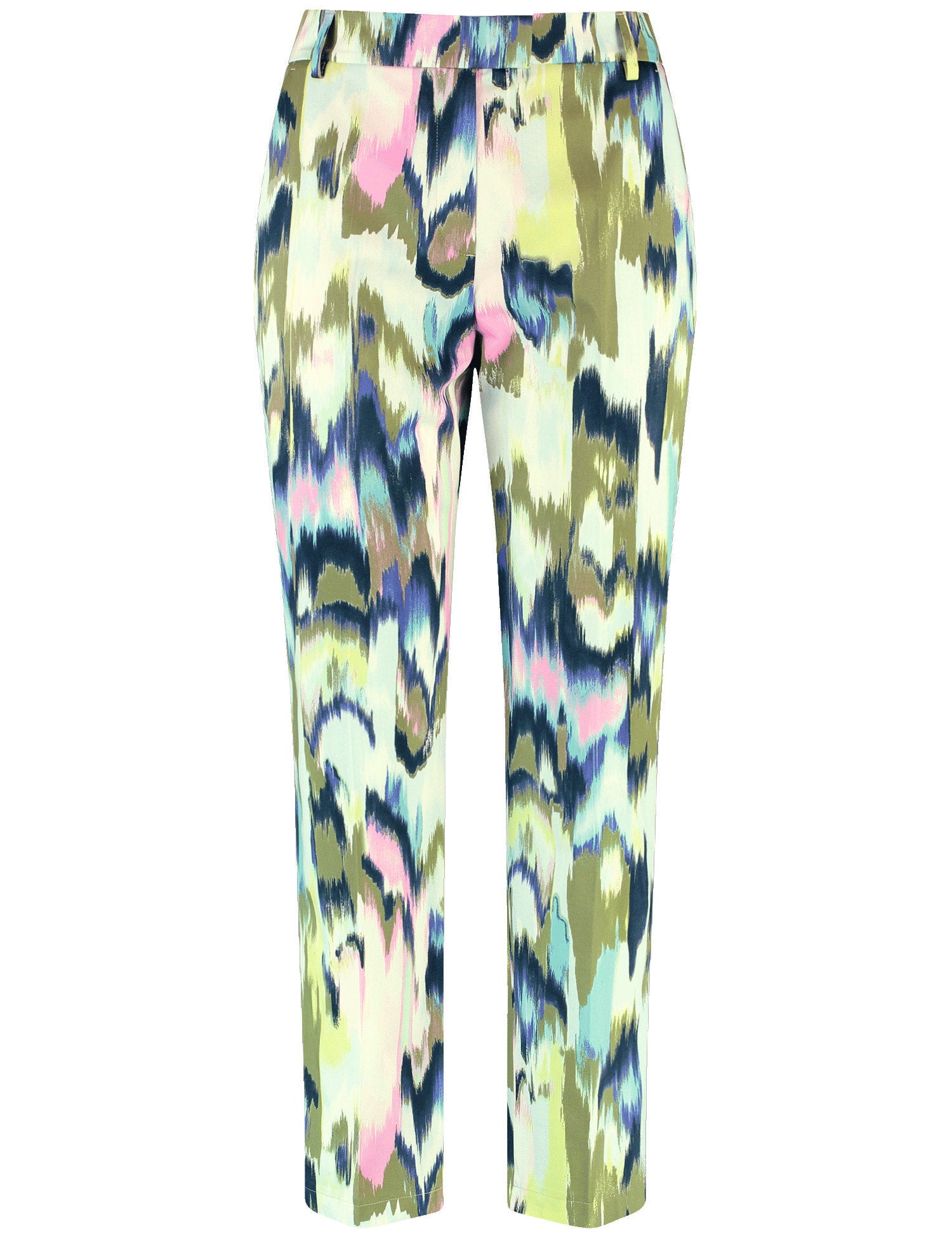 Gerry Weber_Patterned 7/8-Length Cloth Trousers_520027-31515_9036_02