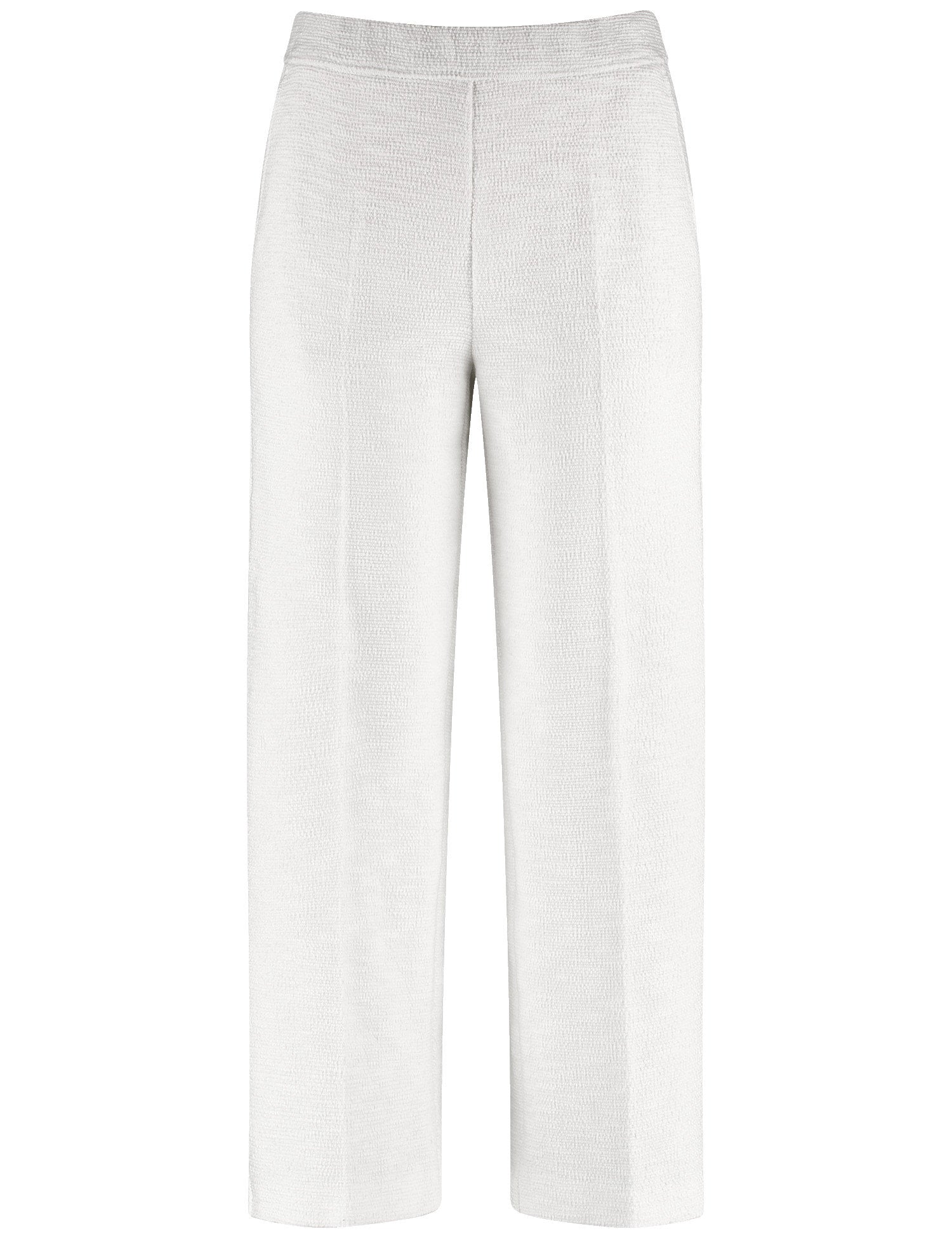 Gerry Weber_7/8 Slip-On Trousers with a BouclŽ Look_520040-31266_99700_05