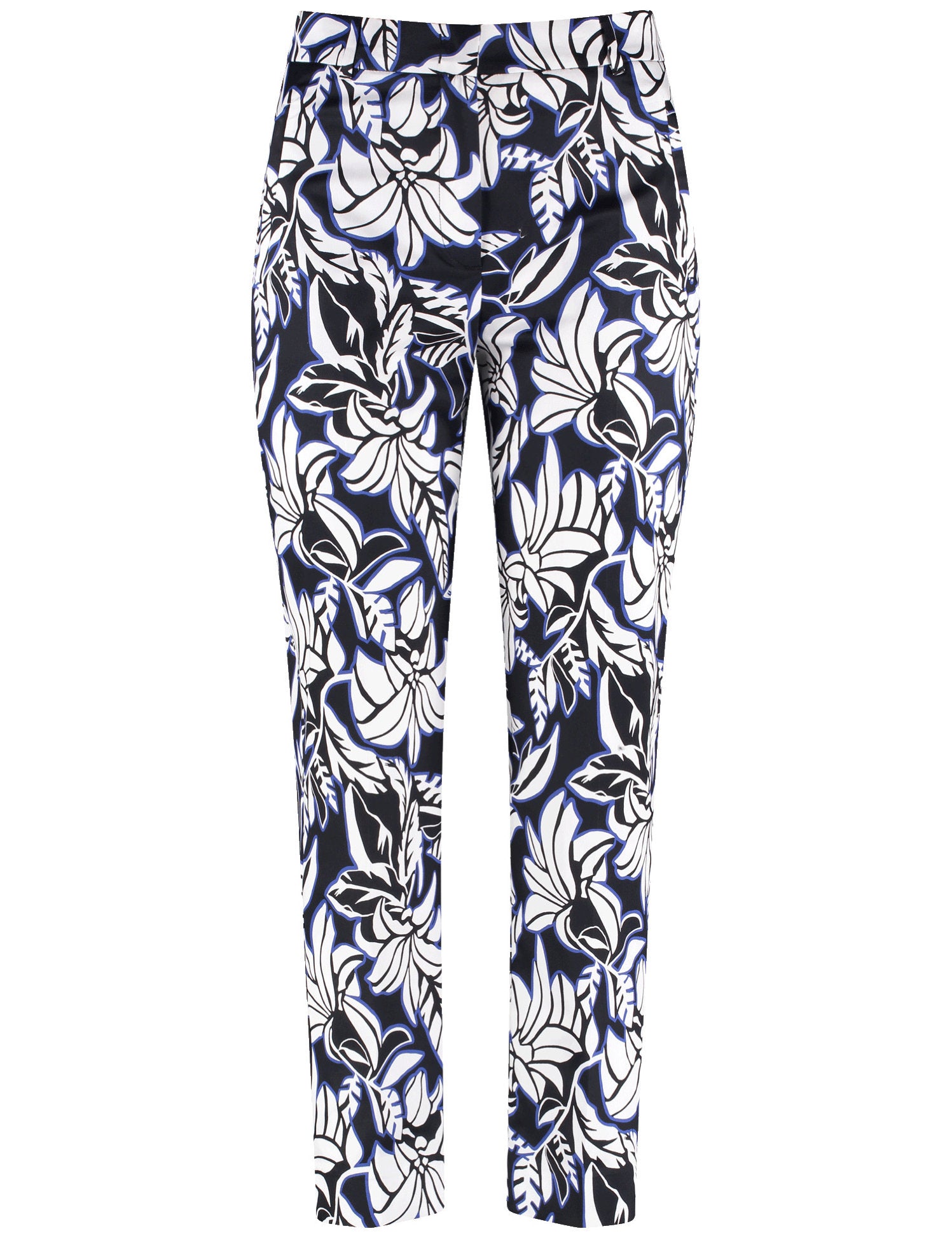 Gerry Weber_Patterend Slim Fit Trousers_520042-31245_1030_01
